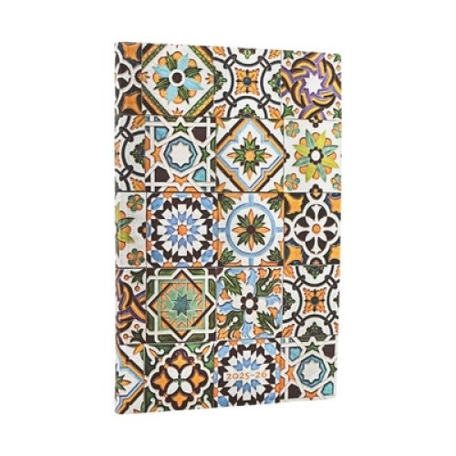 2026 Porto (Portuguese Tiles) Maxi 18-month Vertical Softcover Flexi