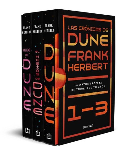 Estuche Las cronicas de Dune: Dune, El mesias de Dune e Hijos de dune / Frank