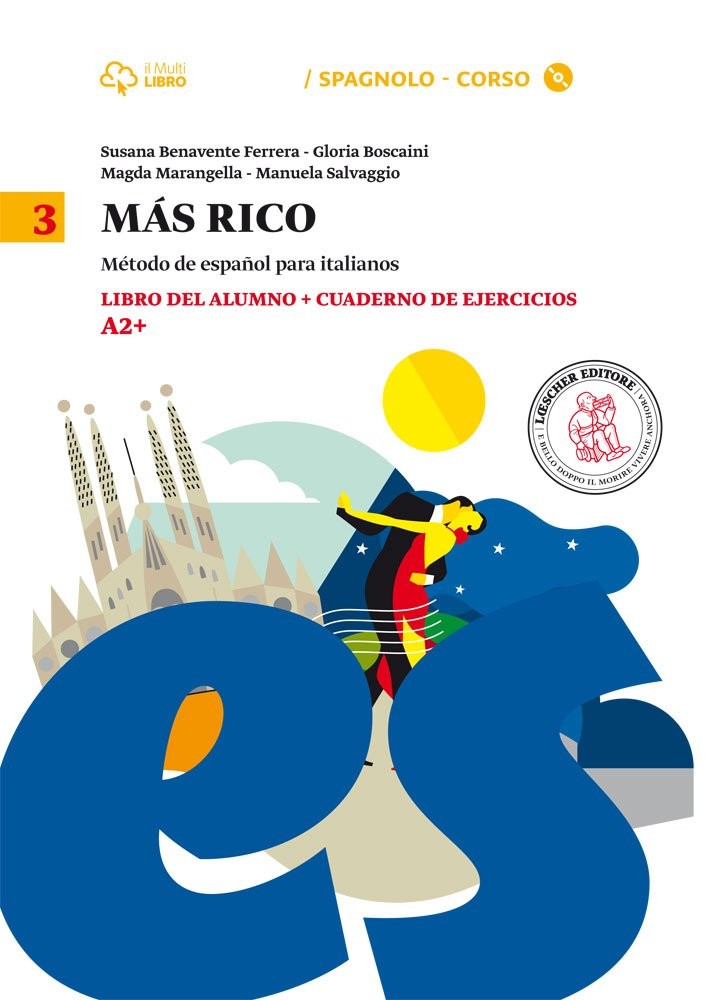 9788858304624 Mas rico. Libro del alumno-Cuaderno de ejercicios....nsione online