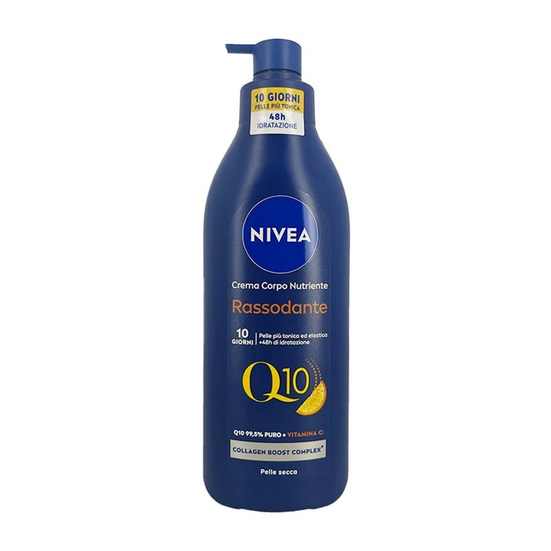NIVEA Crema Corpo Nutriente Q10+Vitamina C Pelle Secca 400ml Idratazione 48h
