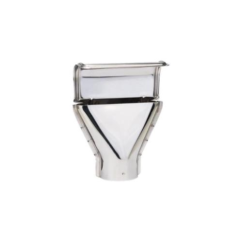 BOCCHETTA AD ANGOLO PER TERMOSOFFIATORE 80MM X 33,5MM