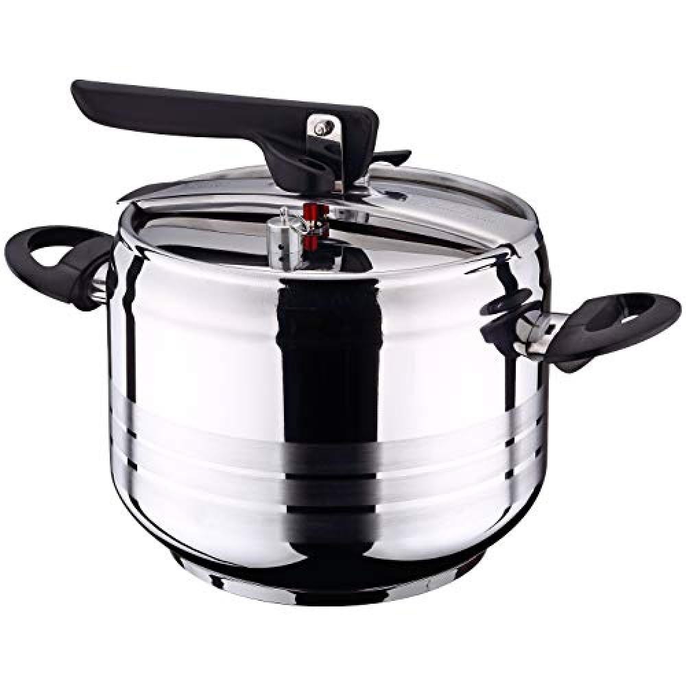 (TG. 5 Litros) San Ignacio Premium-olla a Pressione 5L SGP Duna, Acciaio Inox, C