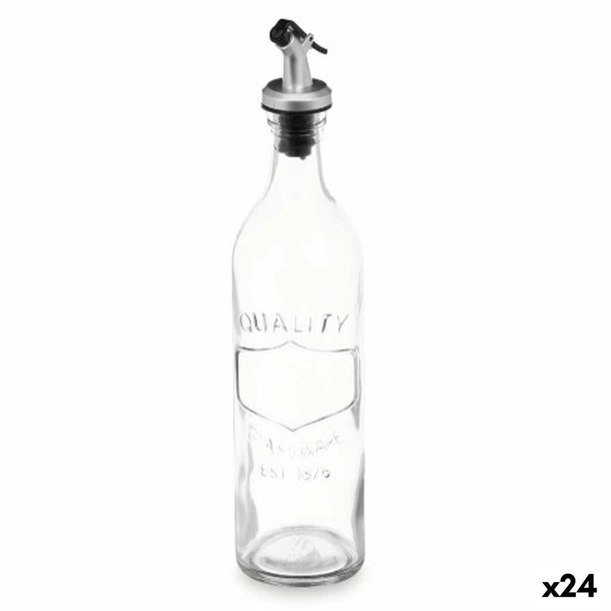 Oliera Vivalto YHP-SZ57A/TH12 Trasparente Vetro Con rilievo 500 ml [24 Unità]