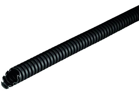 TUBO CORRUGATO PVC NERO ROTOLO 50 M DIA. 25 MM