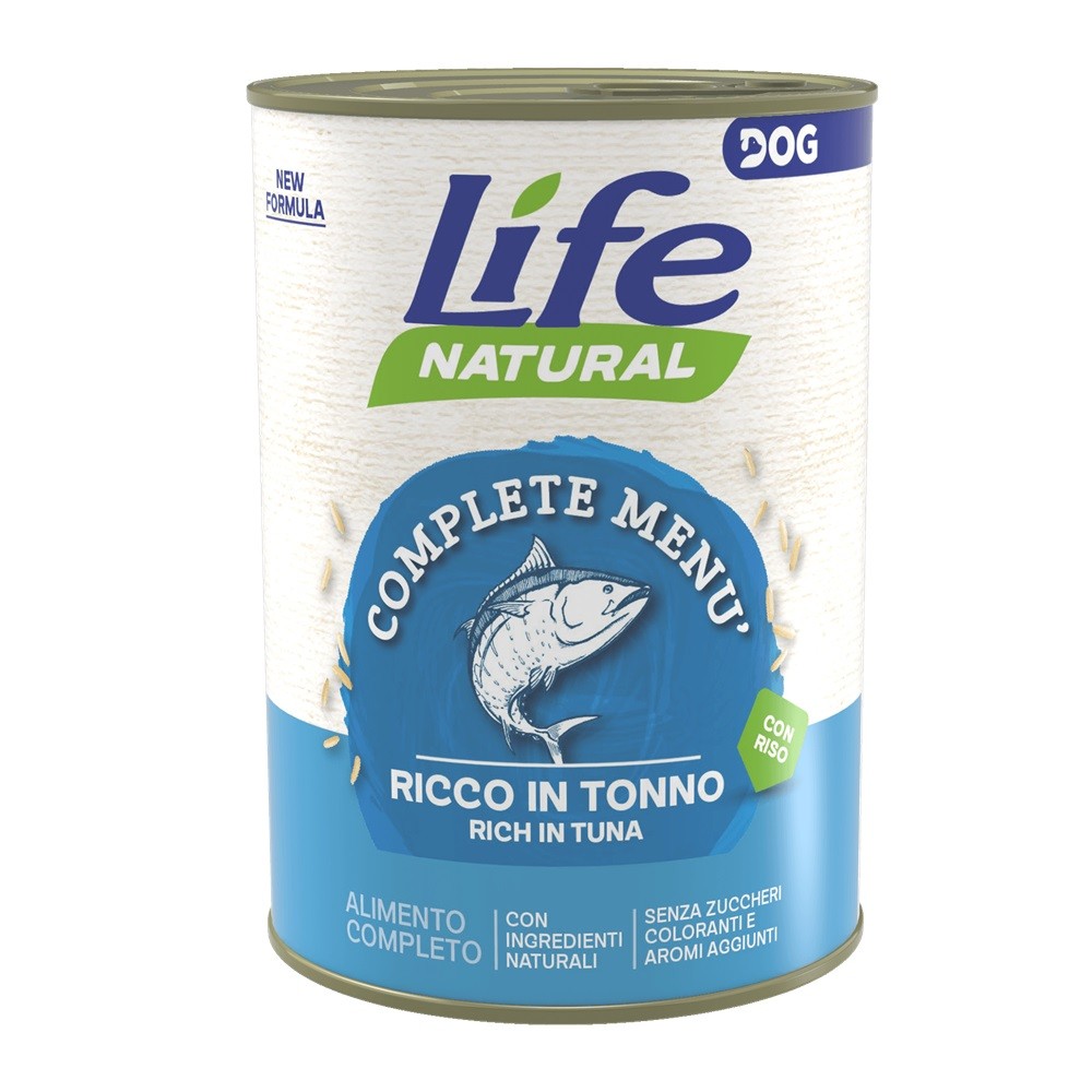 Life Dog Nutrition Plus con Tonno 400 g