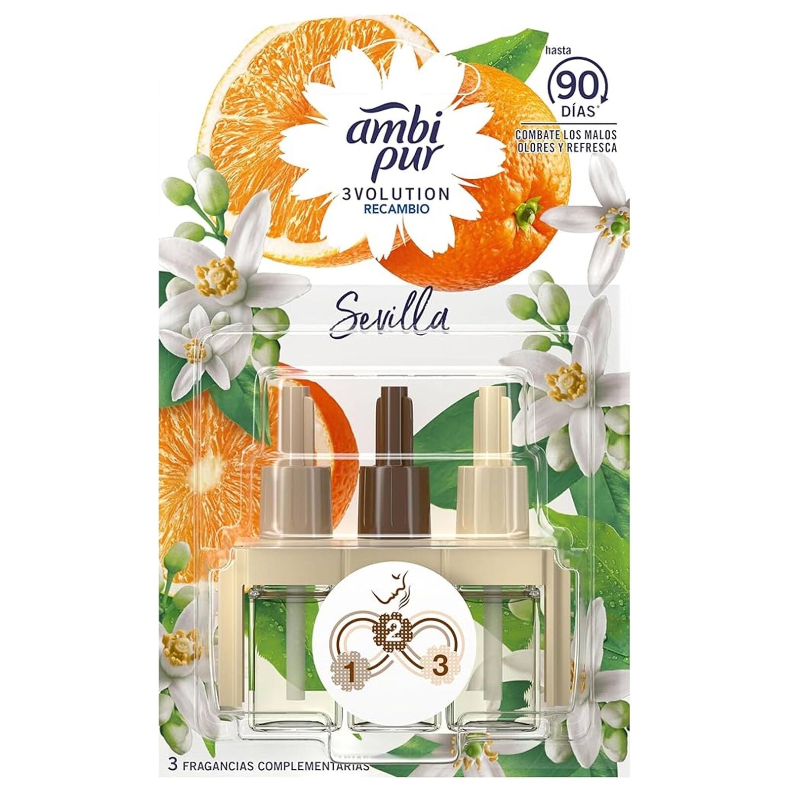 AMBI PUR 3VOLUTION RICARICA 21ML ARANCIA E CANNELLA PER DIFFUSORE ELIMINA ODORI