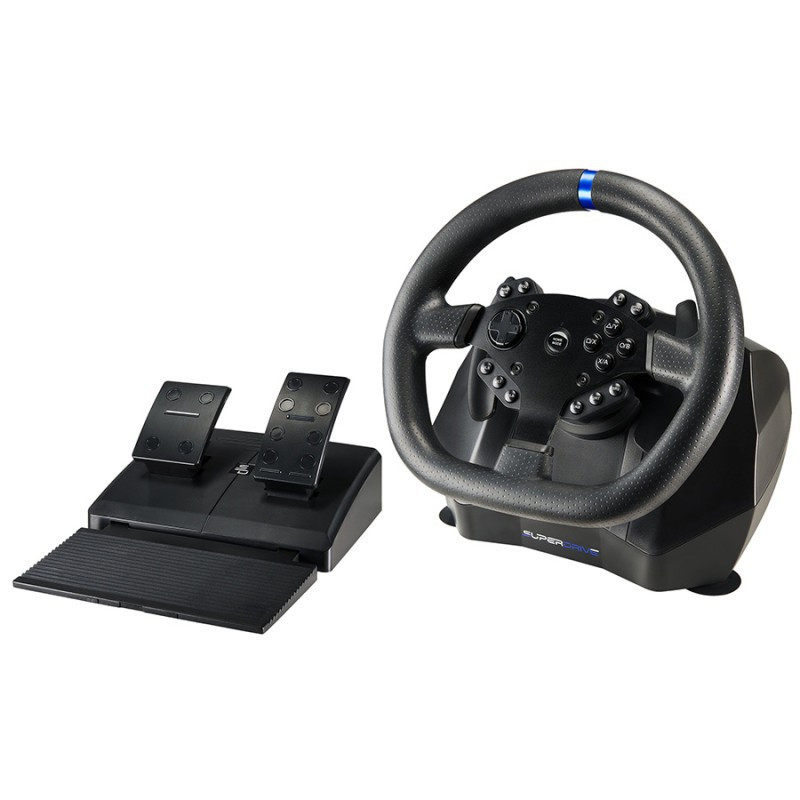 Volante Superdrive rotazione 900° con pedaliera SV950 per Xbox Serie X PS4 PC Xb