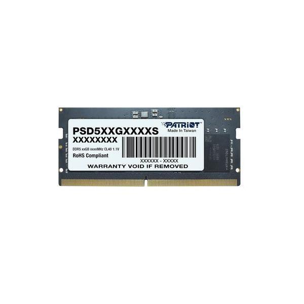 DDR5 x NB SO-DIMM PATRIOT  16GB 5600MHz - PSD516G560081S