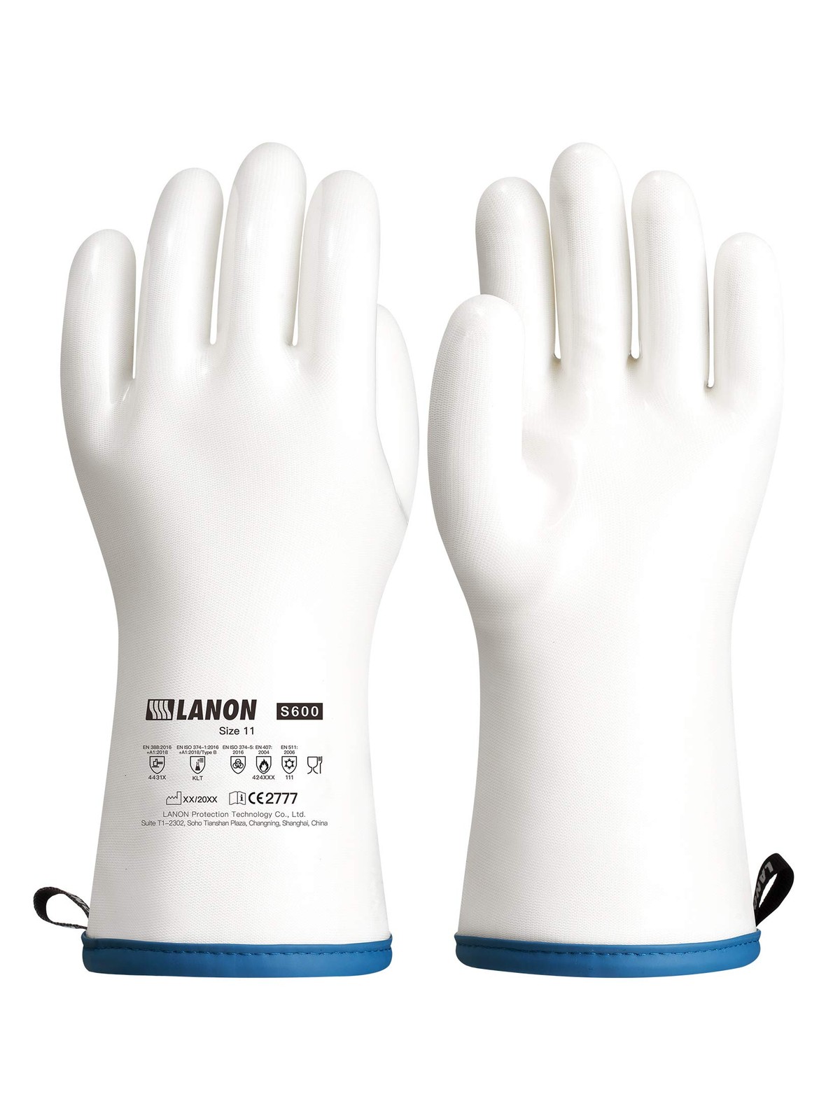 LANON Guantes de Horno Resistentes al Calor, Guantes de Silicona líquida (f1Q)