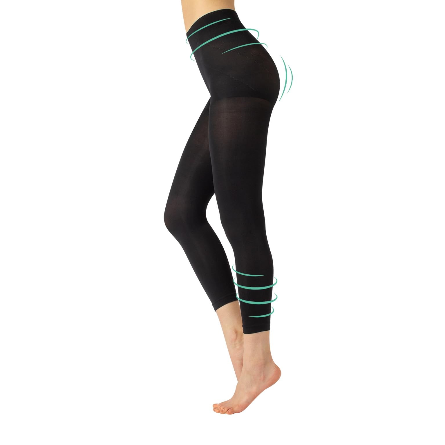CALZITALY Leggings Riposante e Modellante, Pantacollant Microfibra, (y9y)