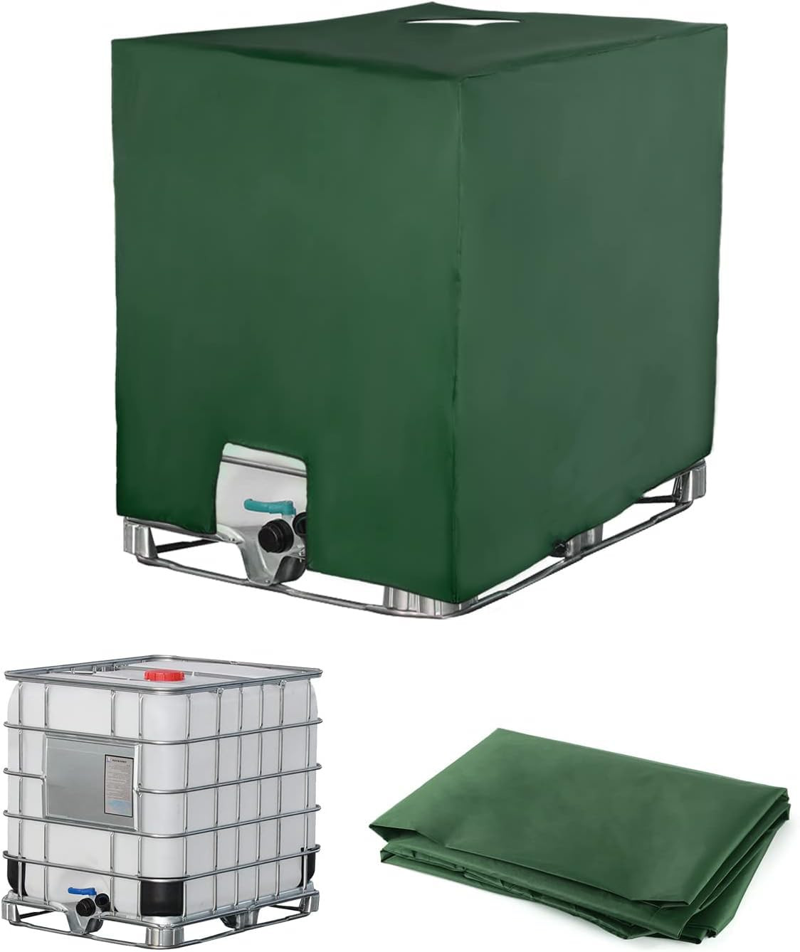 IBC Copertura per Serbatoio dell'acqua 1000 litri, serbatoio acqua (h9s)