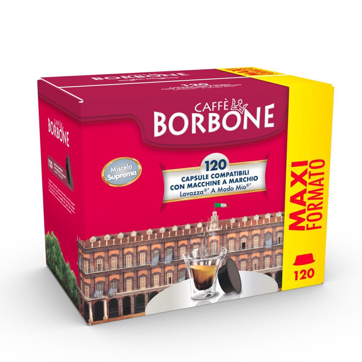 BORBONE CAPSULE COMP. A MODO MIO MISCELA SUPREMA (ORO) 120PZ