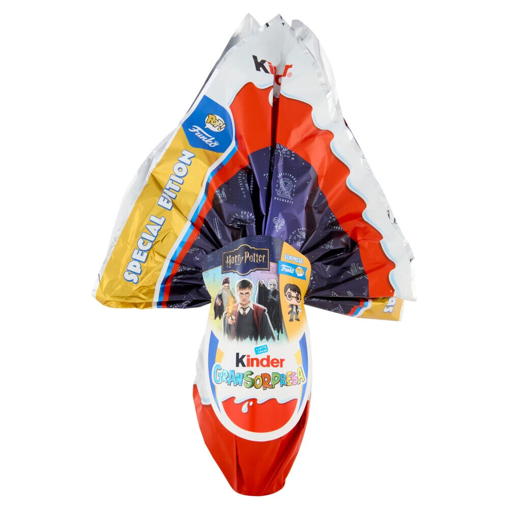 Kinder GranSorpresa Maxi HARRY POTTER Uovo Cioccolato al Latte con Sorpresa 220g