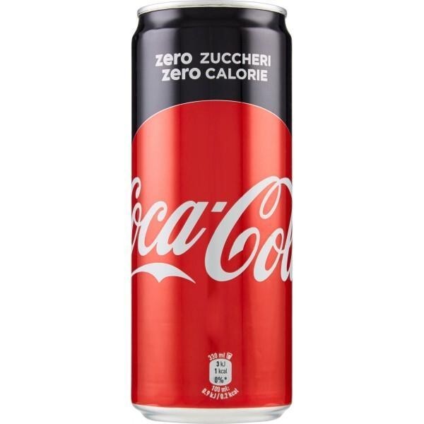 COCA COLA ZERO LATTINA SLEEK 24 X 33 CL