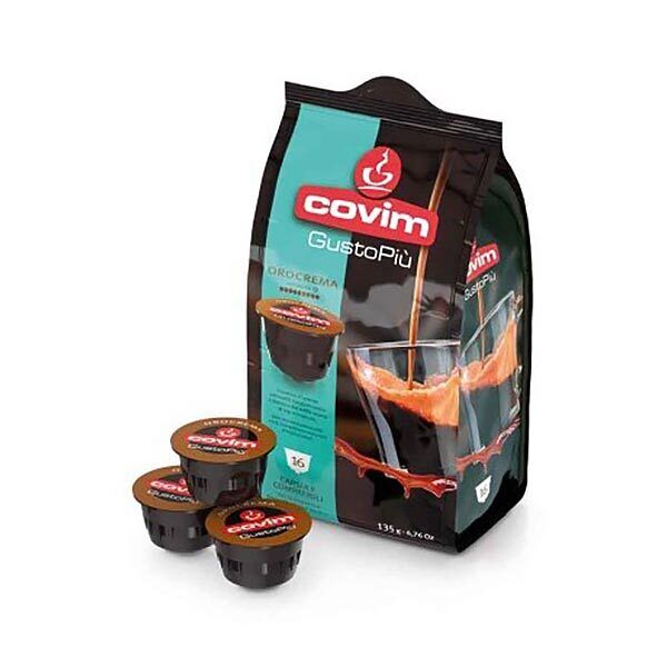 96 CAPSULE COVIM MISCELA OROCREMA COMPATIBILI CON MACCHINE NESCAFÈ DOLCE GUSTO