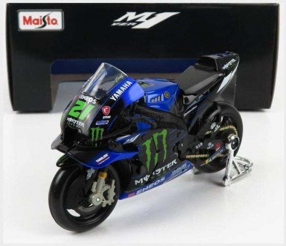 MAISTO 34373M YAMAHA - YZR-M1 TEAM YAMAHA MONSTER ENERGY N 21 MOTOGP SEASON 2022