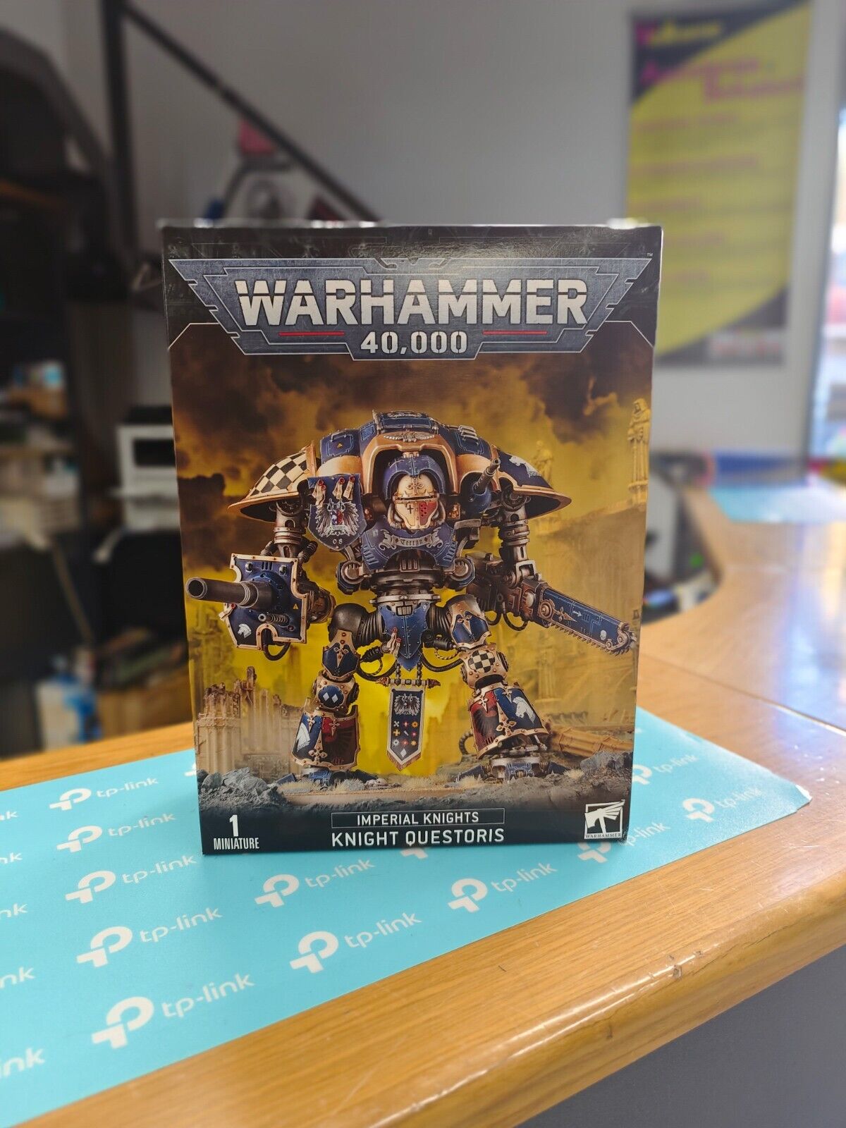 WARHAMMER 40.000 -  CAVALIERE KNIGHT PRECEPTOR CANIS REX 54-15 NUOVO