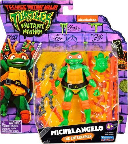 TURTLES MICHELANGELO MUTANT MAYHEN C/ACCESSORI CM.11.4 -250-