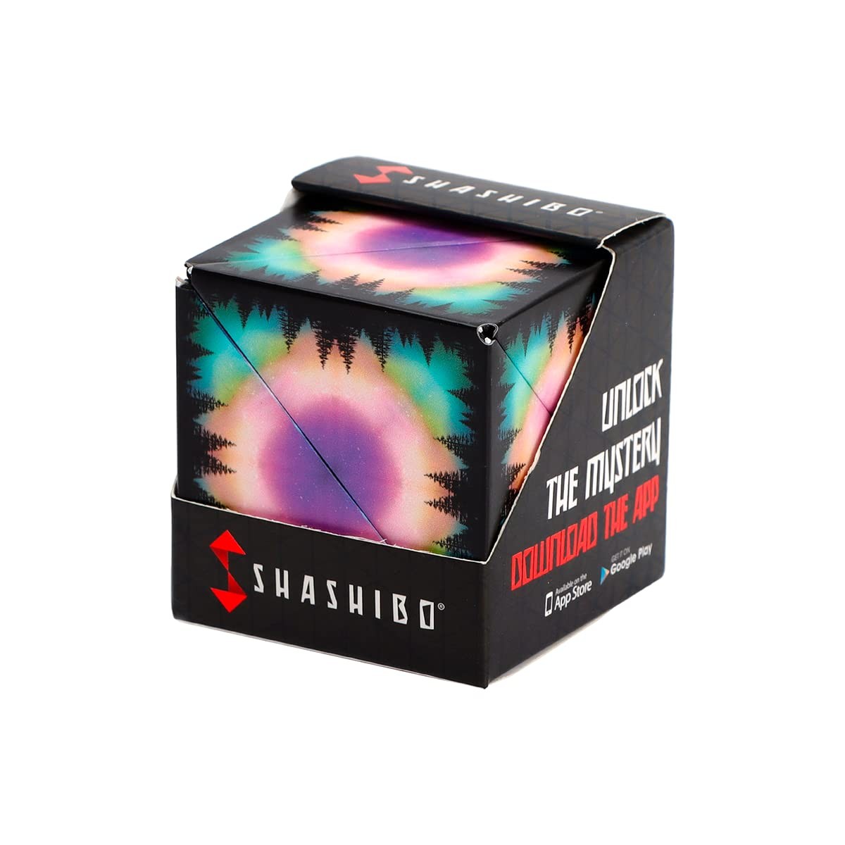 SHASHIBO Shape Shifting Box - Award-Winning, Patented Fidget Cube w/ 36 Rare Ear