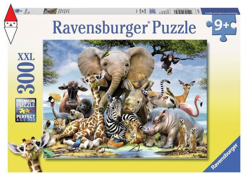 PUZZLE RAVENSBURGER PUZZLE 300 PZ CUCCIOLI D AFRICA