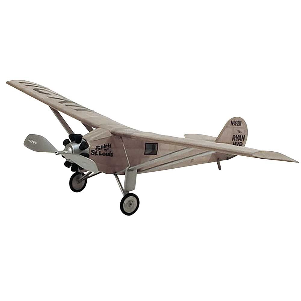 Inc. Spirit of St Louis17.5 Rubber Pwr DUM209 Wooden Kits Airplane