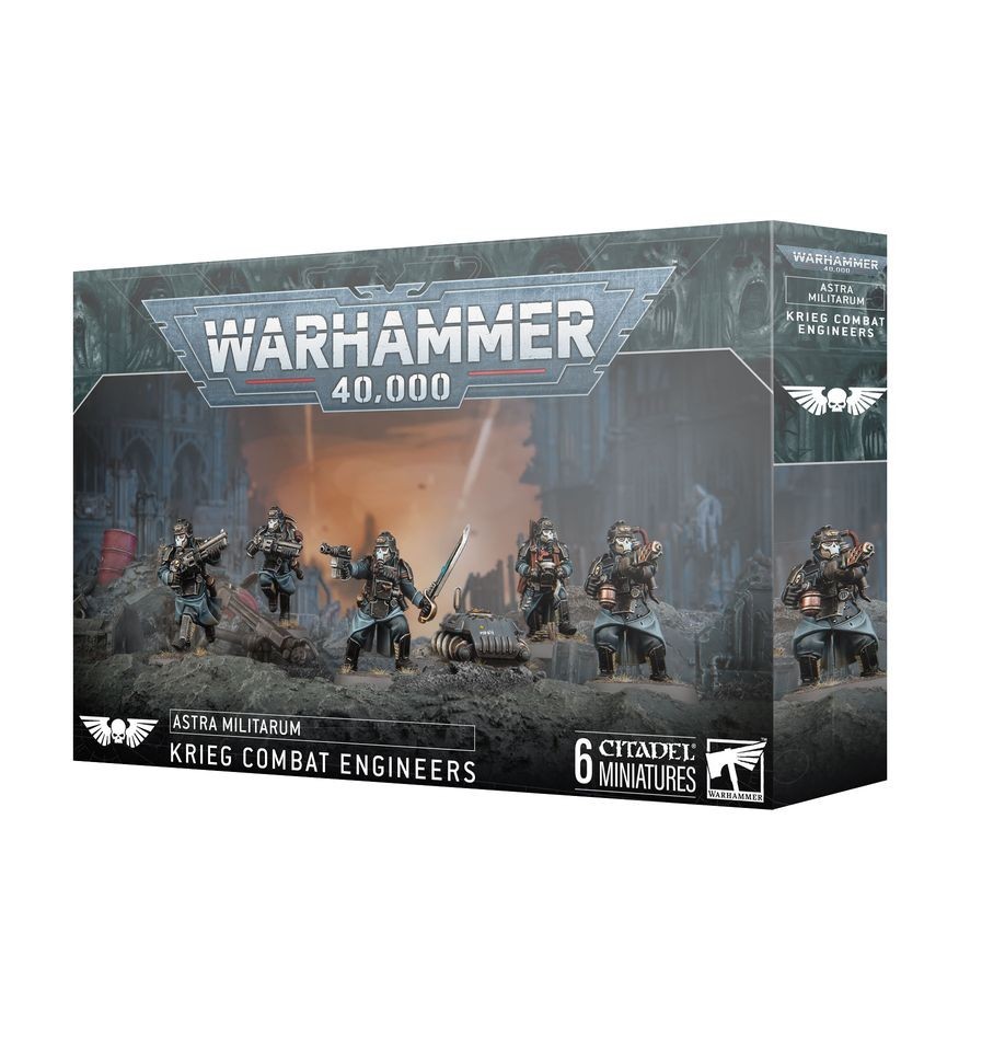 GENIERI DI KRIEG combat engineers CITADEL set di miniature WARHAMMER 40K età 12+