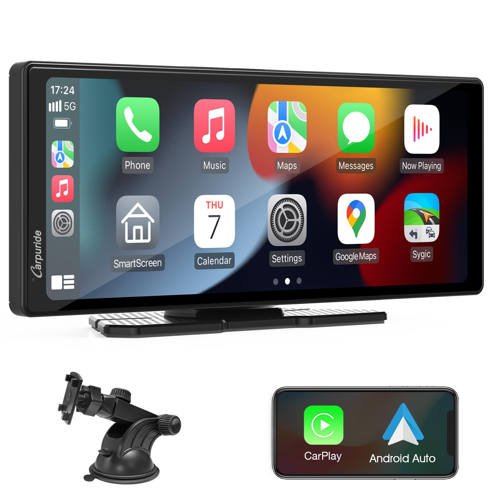 CARPURIDE C92 Autoradio wireless Carplay e Android Auto, Touchscreen HD (G2L)