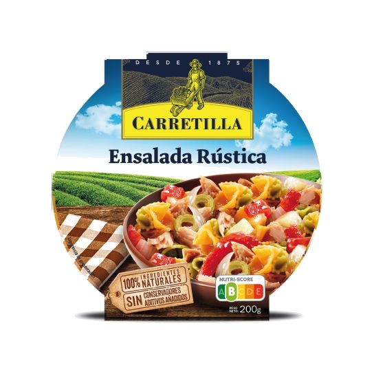 CARRETILLA Piatto da insalata rustico