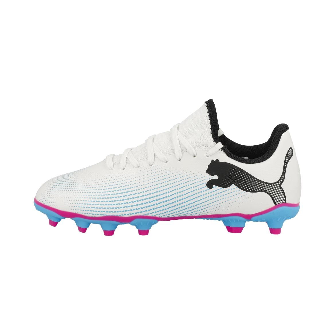 Puma Future 7 Play FG/AG Junior Football Boots J11 Puma White J11 Puma White