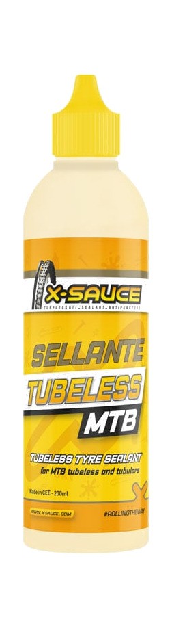 X-SAUCE Flacone per liquido sigillante antiforatura tubeless 500 ML