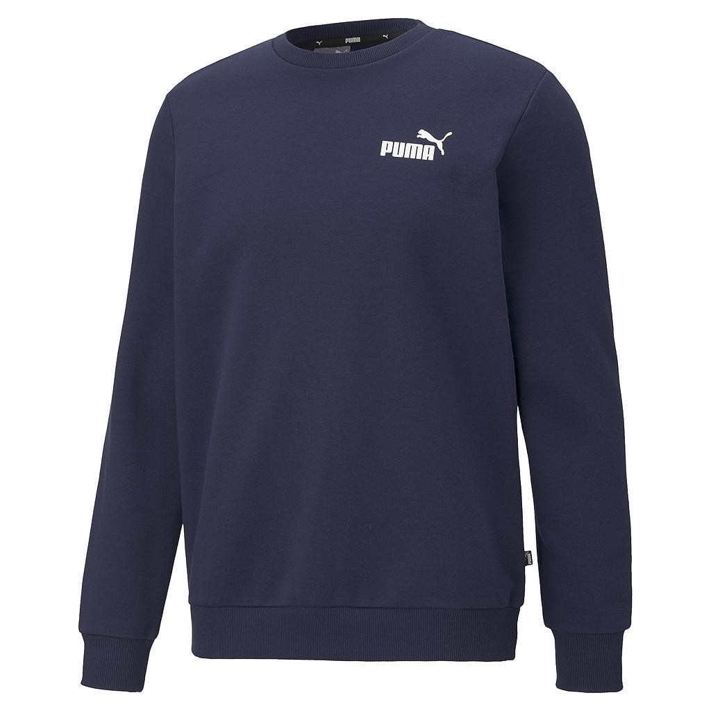 Puma Mens ESS Small Logo Crew Medium Peacoat Medium Peacoat