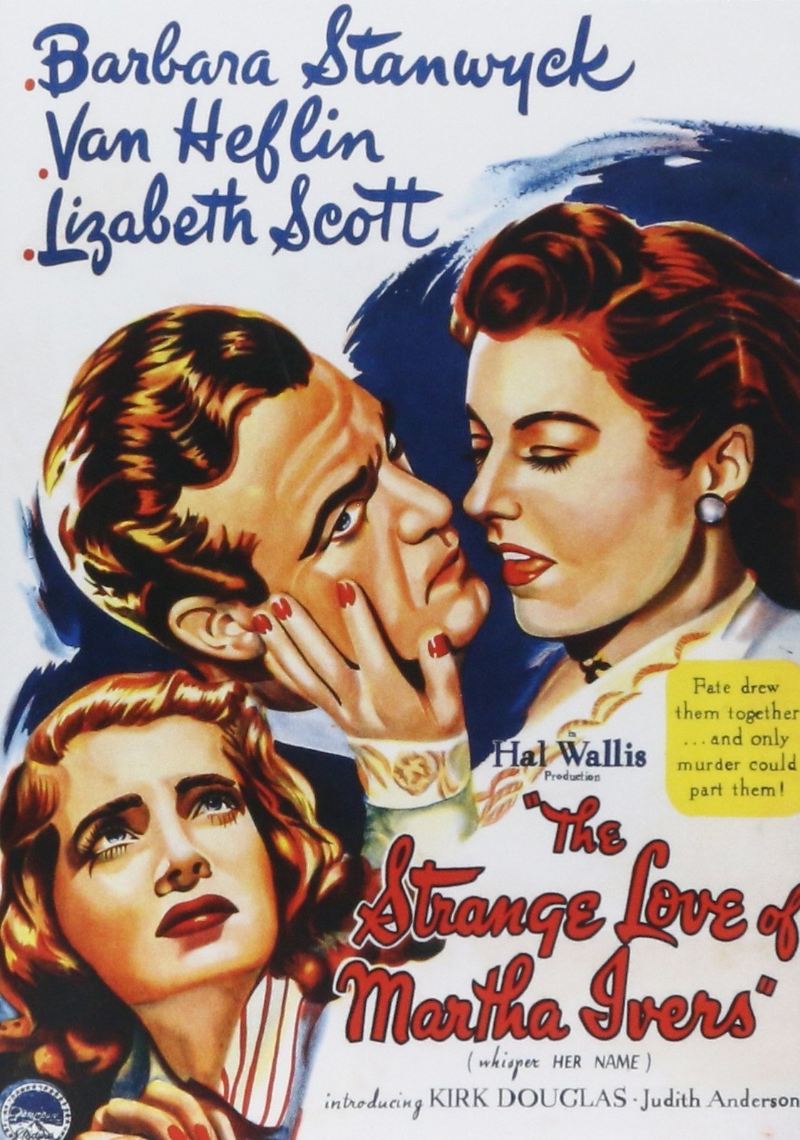 The Strange Love of Martha Ivers (DVD) Roman Bohnen Janis Wilson Frank Orth