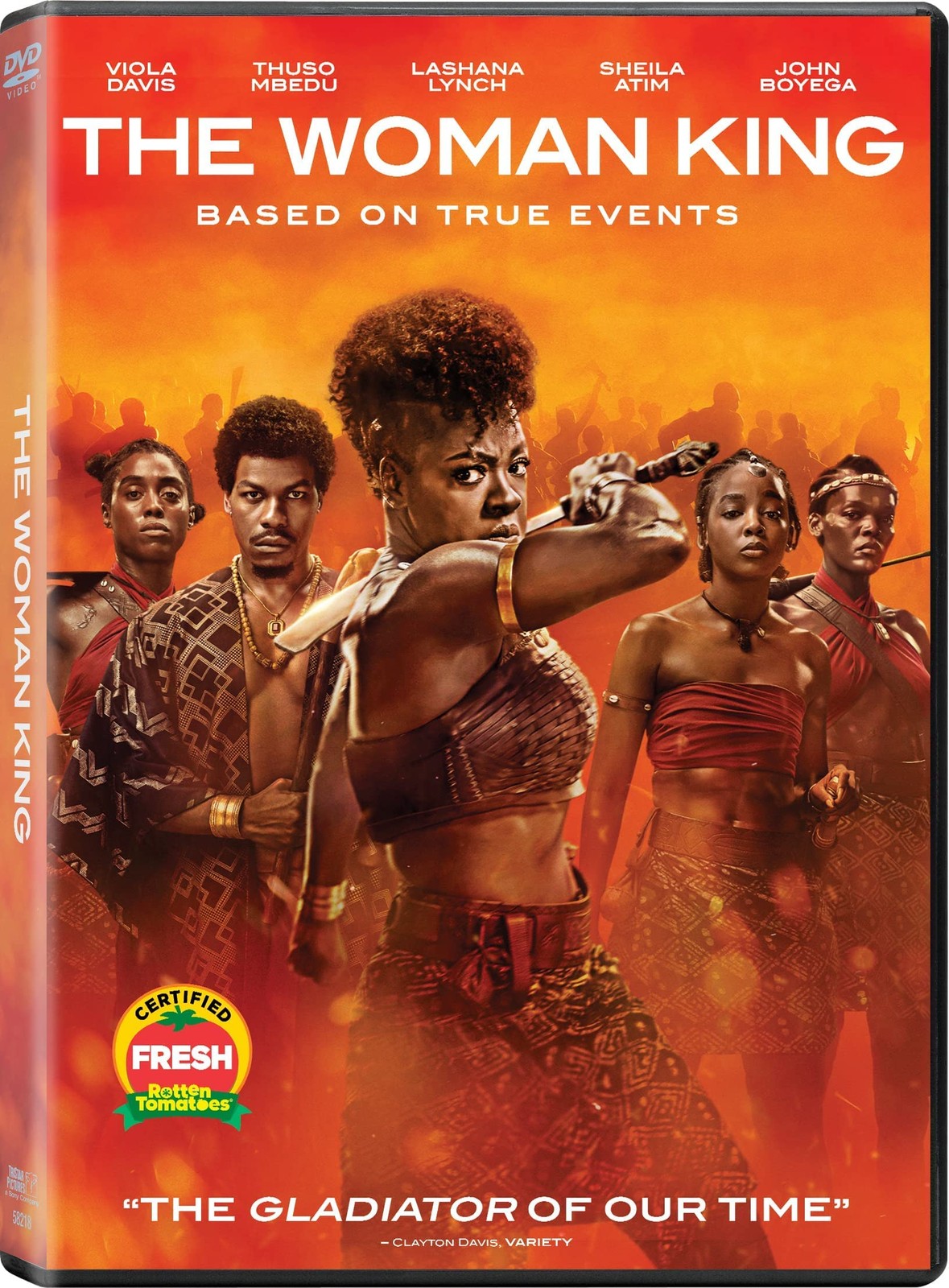 The Woman King (DVD) Viola Davis Thuso Mbedu Lashana Lynch Sheila Atim