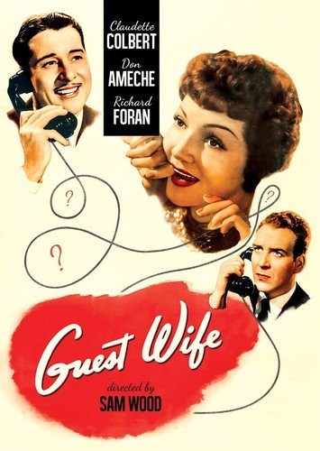 Guest Wife (DVD) Claudette Colbert Don Ameche Dick Foran Charles Dingle Sam Wood