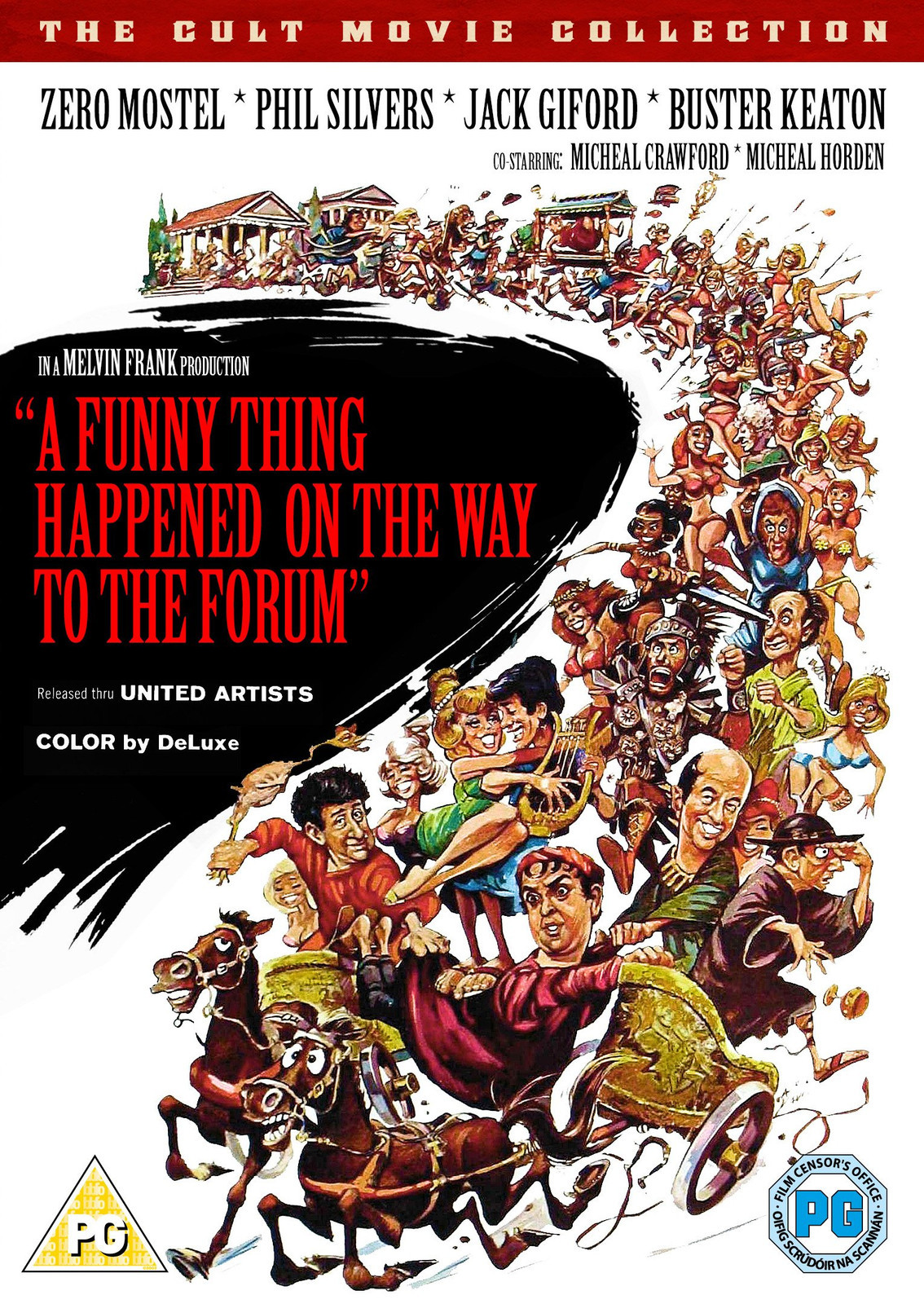 A Funny Thing Happened on the Way to the Forum (DVD) Zero Mostel Buster Keaton
