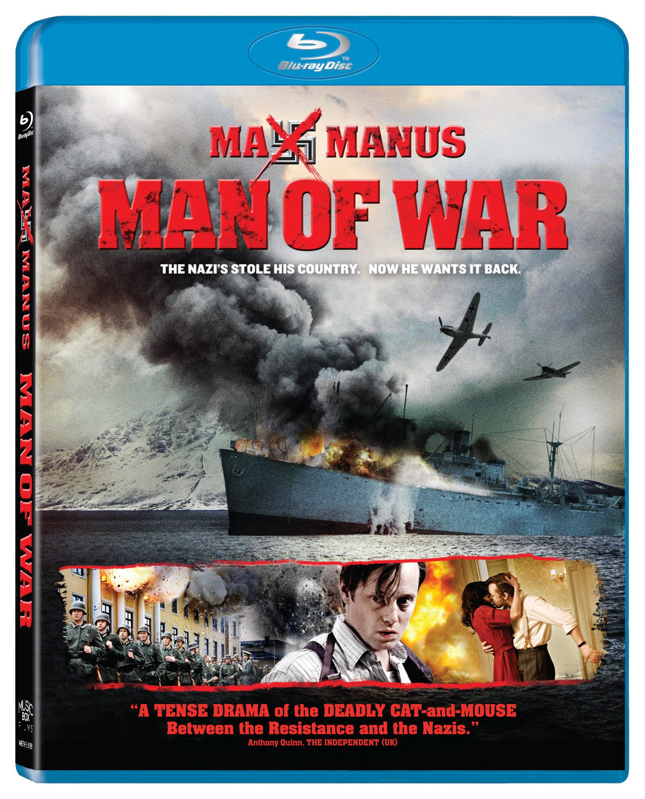Max Manus: Man of War (Blu-ray) Aksel Hennie Agnes Kittelsen Espen Sandberg