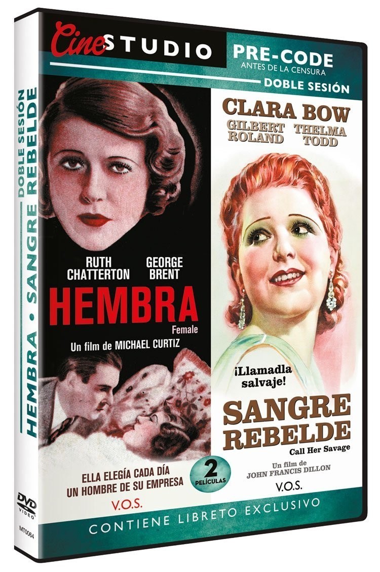 Doble Sesión Pre-Code: Hembra + Sangre Revelde V.O.S. ( Female + Call Her Savage