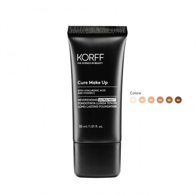 Korff - Korff Cure Make Up Fondotinta Neverending Ultra Matt 01 - 30ml