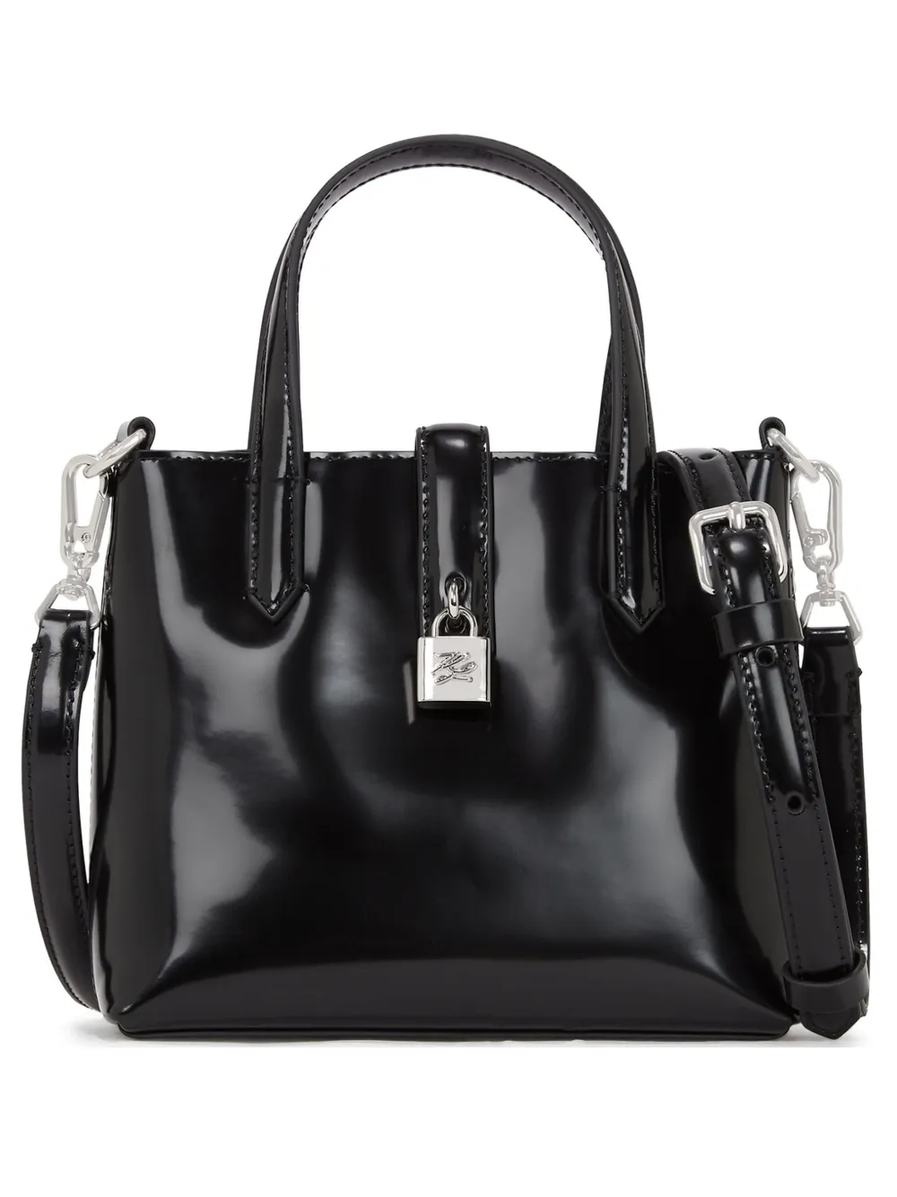 Karl Lagerfeld Borsa tote K/Autograph mini - Nero