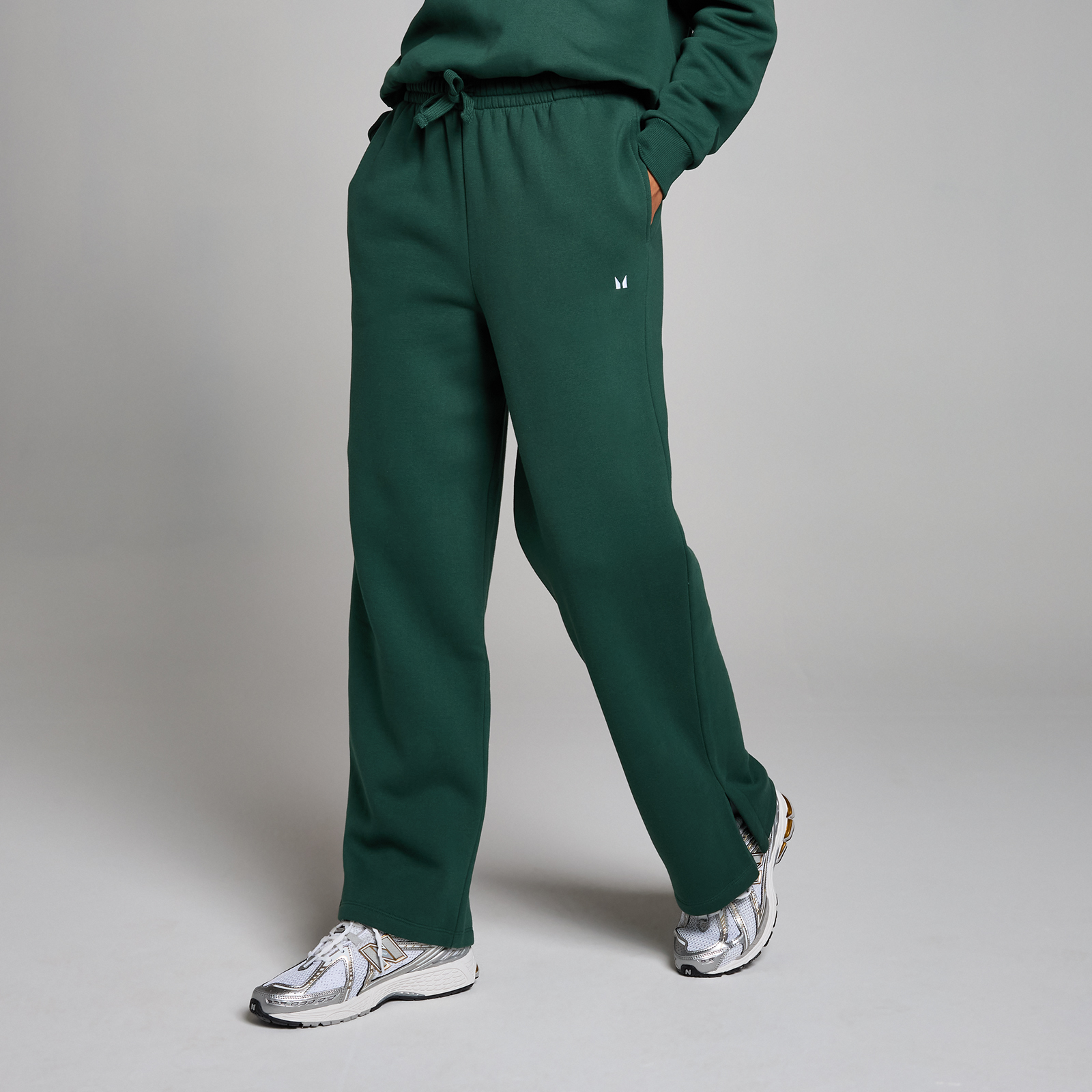 MP Women's Basics Straight Leg Joggers - Racing Green - L