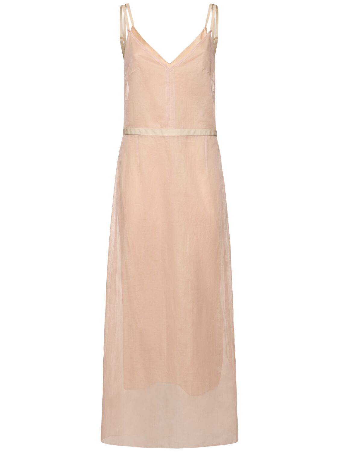 Cotton Organza Midi Slip Dress