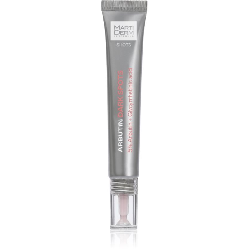 Martiderm Shots Arbutin Dark Spots Siero Viso Contro Le Macchie Della Pelle 20 Ml