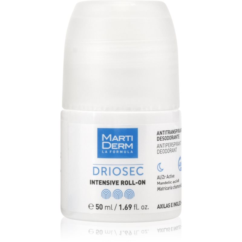 Martiderm Driosec Intensive Roll-On Antitraspirante Contro La Sudorazione Eccessiva 50 Ml