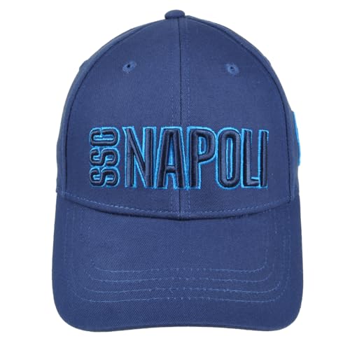 Enzo Castellano Ssc Napoli 123591 Sscn Cappellino Da Baseball, Blu, Taglia Unica Unisex-Adulto
