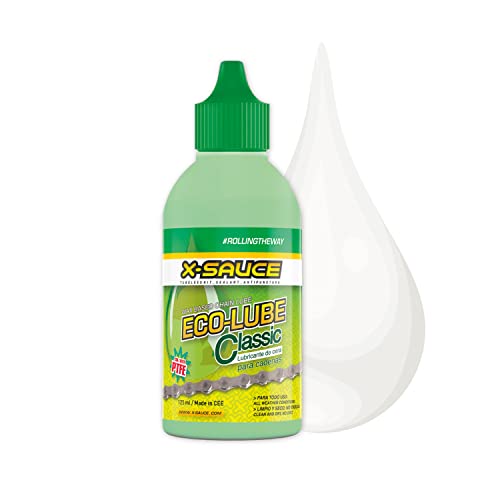 X-Sauce - Lubrificante Catena Bicicletta - Lubrificante Biodegradabile Di Cera E Additivi Antiattrito - Olio Catena Bicicletta - 125 Ml -Clima Secco O