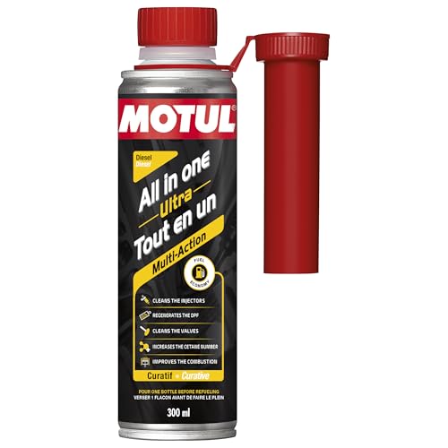 Motul - Additivo Diesel All In One - Detergente Curativo Multi-Azione - Riduzione Dei Consumi E Delle Emissioni - Ideale Prima Della Revisione - All I