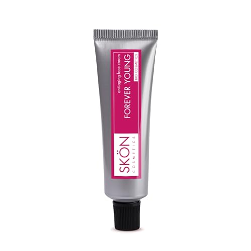 Skön Forever Young - Crema Viso Antirughe Con Vitamina C E E A, Acido Ialuronico E Aloe Vera, Crema Idratante Viso, Riduce Le Rughe E Rende La Pelle P