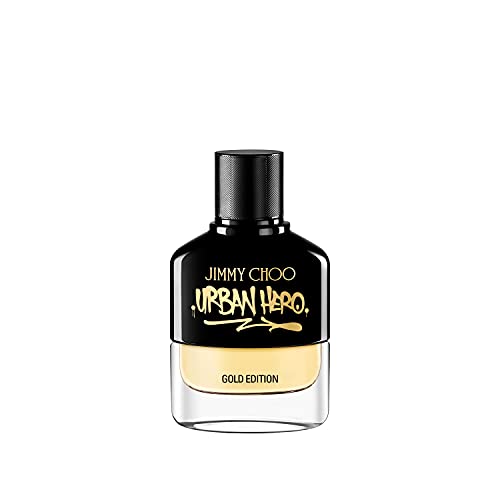 Jimmy Choo Urban Hero Gold Edp, Linea Urban Hero Gold, Eau De Parfum Da Uomo, Contenuto: 50 Ml