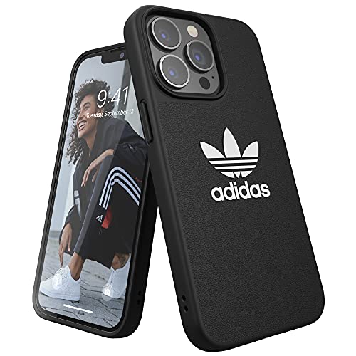 Adidas Custodia Progettata Per Iphone 13 Pro 6.1, Custodia Testata Contro Cadute, Bordi Rialzati, Cover Originale, Bianco E Nero