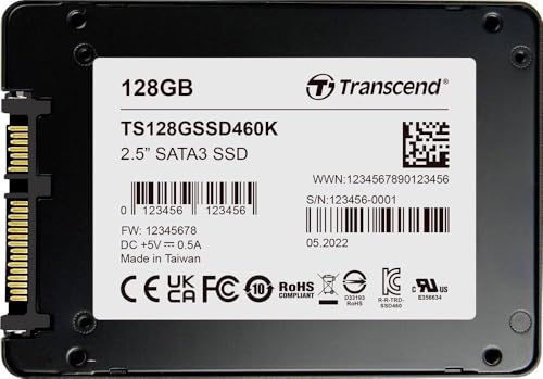 Transcend 128Gb Interne Msata Ssd Ts128Gssd460K-Vs1